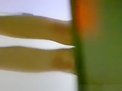 Voyeur in pool cabin secretly films woman