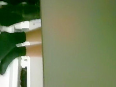 Voyeur in pool cabin secretly films woman