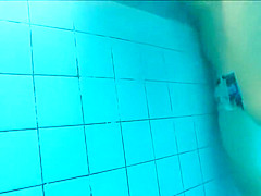 Asses from inside swimming pool