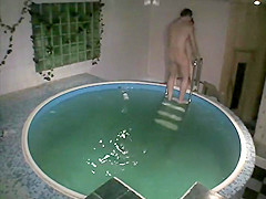 Couple caught fucking in a wellness pool