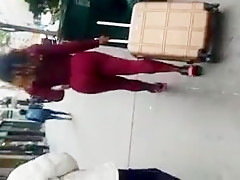 Bubble big booty black descent woman