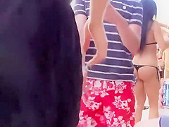Sexy babe was in a dancing mood