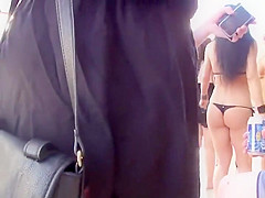 Sexy babe was in a dancing mood