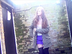 Amateurs outdoor blowjob and freezing flasher Goldas exhibitionist oral sex and public nudity of girl next door cutie