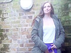 Amateurs outdoor blowjob and freezing flasher Goldas exhibitionist oral sex and public nudity of girl next door cutie