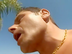 Crazy pornstar Riley Evans in fabulous outdoor, blonde sex movie