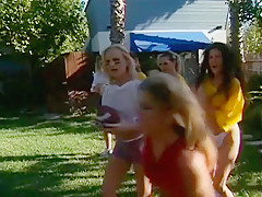 Horny pornstars Shelbee Myne and Candy Hill in hottest cunnilingus, outdoor sex video