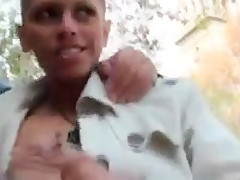 Pretty spanish blonde show off and fuck with her husband