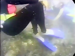 Vintage Scuba lez hott
