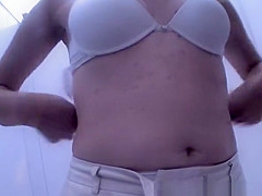 Trimmed pussy woman dressing bikini