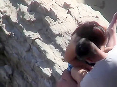 Kissing her gets the man crazy horny