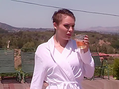 Best pornstar Jayme Janes in exotic outdoor, facial porn scene