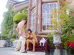 Best pornstar Eva Angelina in exotic outdoor, brunette adult scene