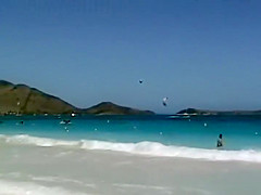 Voyeur films some sexy nudist women