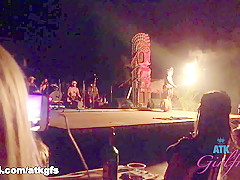 Kate England in Kate Shakes Her Booty Up On Stage - ATKGirlfriends