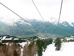 nice outdoor snow sex !!!