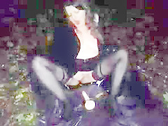 Je jouie en pleine tempete