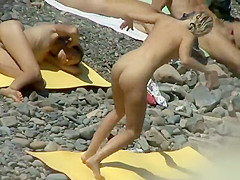 Amazing ass of a sexy nudist girl