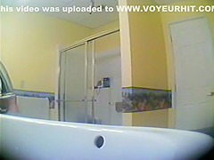 Wife prepares for the beach