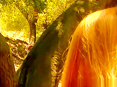 Horny pornstar Julie Meadows in crazy facial, outdoor adult clip