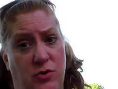 a fat mature masturbates in an American cemetery