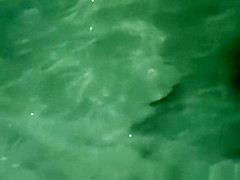 Big tits nudist woman with shaved pussy