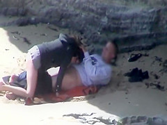 Creep up on a couple having sex