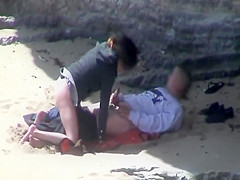 Creep up on a couple having sex