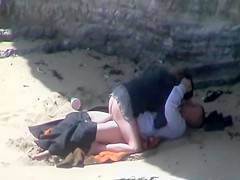 Creep up on a couple having sex