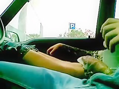 Italian prostitute performs fellatio and sex drive