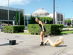 The Humiliation Of Liz Rainbow - Part 1 Fitness Domination - PublicDisgrace