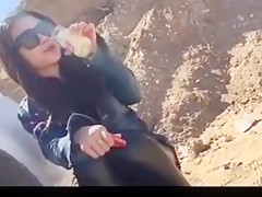 Asian fuck and suck outdoors