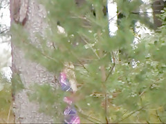 Flower college girl Fucked In The Forest