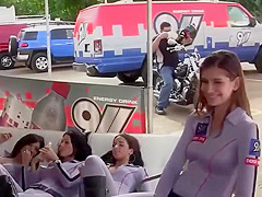 Semi thong bikini on hot teenage butt