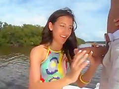 Skinny Teen Fishing A Cock,By Blondelover