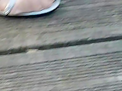 I m walking with my sexy heels stocking dangling