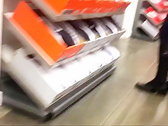 college girl shoe shopping