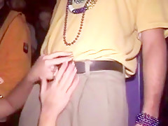 Mardi gras party girl