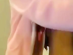 Two girls with a pizza man