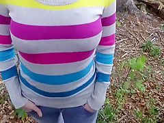 hot german amateur blonde outdoor blowjob nice facial