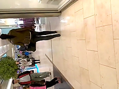 The most beautiful candid leather pants queen