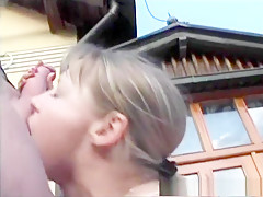 Best pornstar in incredible blowjob, blonde adult movie