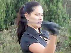 Fabulous amateur Fetish, Outdoor sex movie