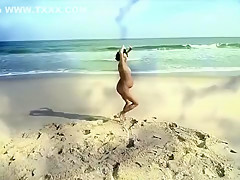 Horny amateur Outdoor, Solo Girl adult video