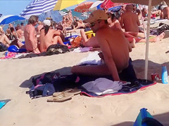 Cap d'Agde nude beach voyeur's point of view