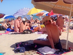 Cap d'Agde nude beach voyeur's point of view