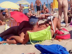 Cap d'Agde nude beach voyeur's point of view