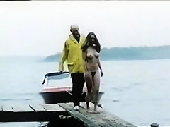 Horny homemade Brunette, Outdoor sex scene