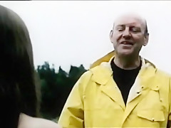 Horny homemade Brunette, Outdoor sex scene