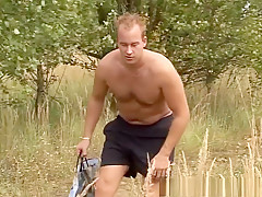 Hottest pornstar in amazing dildos/toys, outdoor sex movie